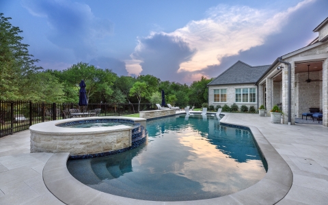 Natural pool by the creek