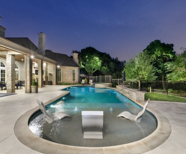 Natural pool by the creek