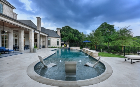 Natural pool by the creek