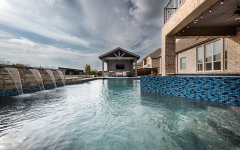 Double sunken fire pits